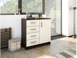 ЛДСП Комод К800-1Д Дуб Венге-Сосна Лоредо