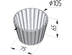 Кексница 105 х 75 х 65 мм