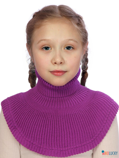 Манишка  21-32, цвет сиреневый р. 1( универсальный от 1 года)