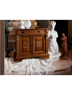 БУФЕТ 2-Х ДВЕРНЫЙ + 1 ЯЩИК ART.42320 (L88*P37*H80) SAONCELLA ОРЕХ