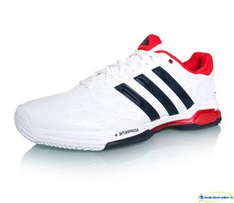 Теннисные кроссовки Adidas Barricade Club All Court (white/red)