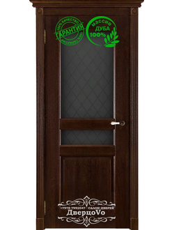 ОКА Беларусь. МАССИВ ДУБА/ ВИКТОРИЯ (калевочная)/ АНТИЧНЫЙ ОРЕХ/ ПОЛОТНО ОСТЕКЛЕННОЕ