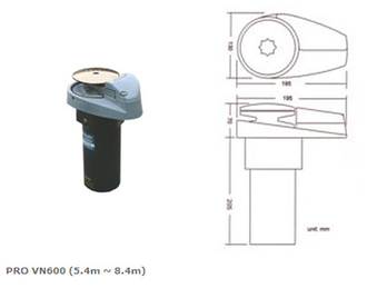 ЯКОРНАЯ ЛЕБЕДКА SOUTH PACIFIC PRO VN600 12V, ДЛЯ СУДОВ ДЛИННОЙ ОТ 5.4 ДО 9 М, ЯКОРЬ ВЕСОМ НЕ БОЛЕЕ 13.6 КГ, ЗВЕЗДОЧКА ИЗ НЕРЖАВЕЮЩЕЙ СТАЛИ