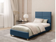 Двуспальная кровать Kvadro 140 на 200 (Синий)