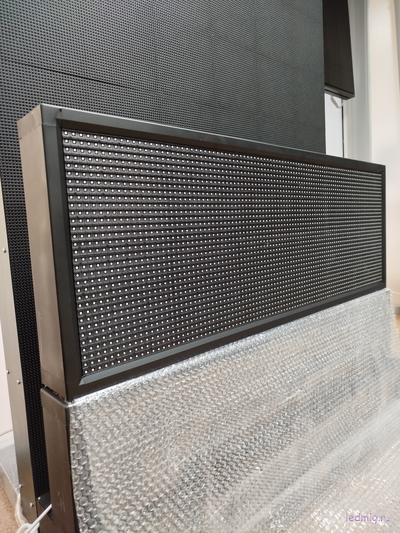 Уличные часы-[88:88]-D-t-370х1010мм (красный)