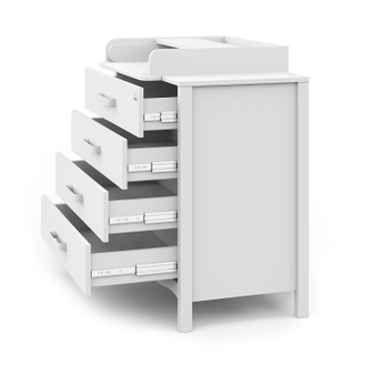 Пеленальный комод Sweet Baby Maestro, Белый / Белый