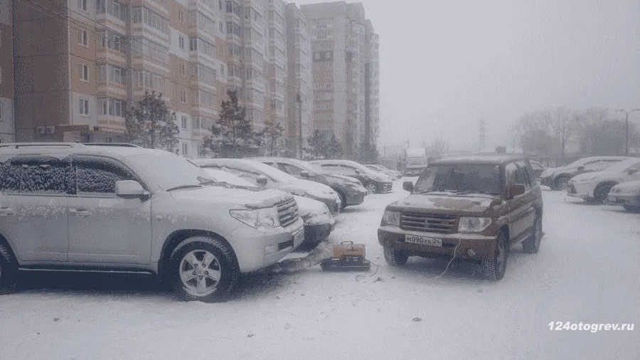 Отогрев авто Toyota LC200 в Красноярске Советский район ул. Алексеева