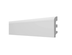 Напольный плинтус Decor-Dizayn DD41, для покраски, влагостойкий, ударопрочный, 2 метра