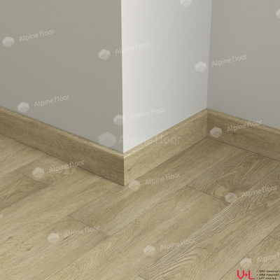 Плинтус Alpine Floor Parquet Light Дуб Ваниль Селект SK 13-3 в интерьере
