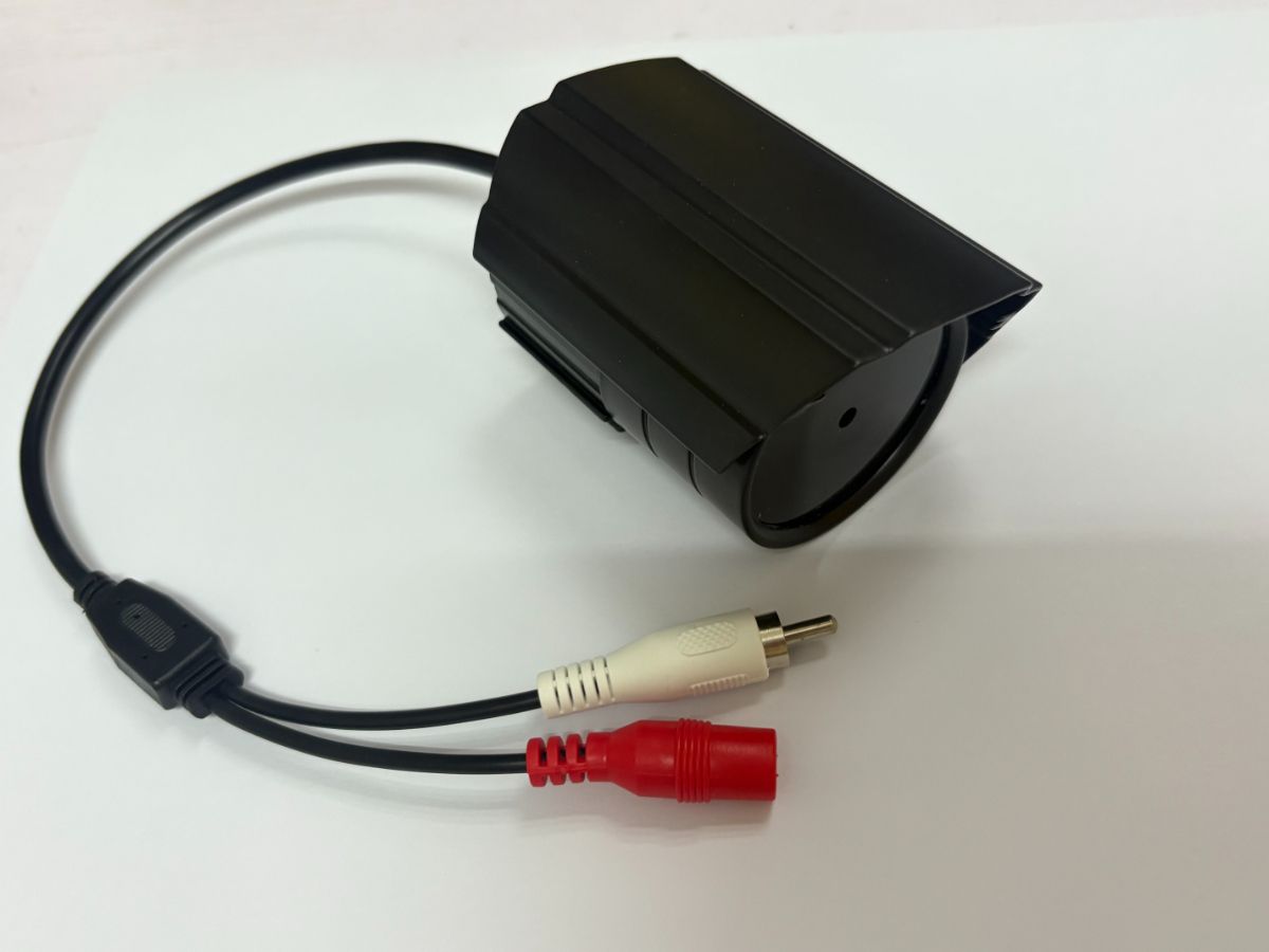 MIC-05B Уличный микрофон с защитой IP67 для систем видеонаблюдения (-25° - +80°)