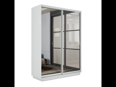 Шкаф- купе 2-Х дверный Е 1 "Экспенс" фасад зеркало 1.2/1.4/1.6 М