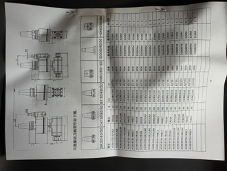 Угловая фрезерная головка AG90-BT40-ER40UM с набором цанг 4-26 мм 0.008 мм