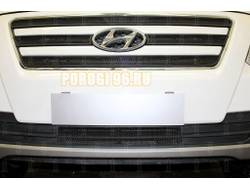 Защита радиатора Hyundai Starex H1 II 2015-2018 black низ