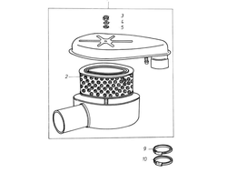 Воздушный фильтр в сборе Д3900