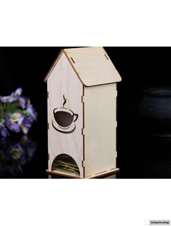 Чайный домик под нанесение (с индивидуальной гравировкой)