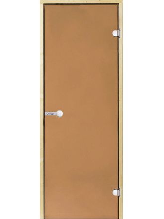 HARVIA Двери стеклянные 8/21 коробка ольха, бронза D82101L купить в Севастополе