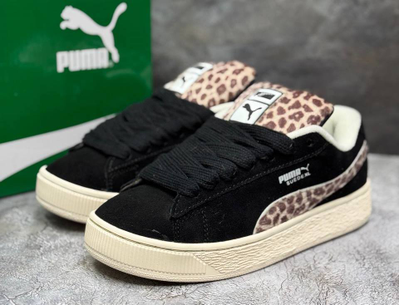 Кроссовки Puma Suede XL Black Animals Leopard
