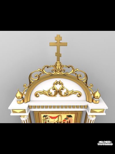 Киот напольный, 3d модель SketchUp