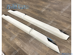 Молдинги Toyota Land Cruiser 300 белые