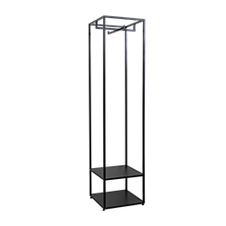 (ВЕШП 01) Вешало пристенное с двухсторонним прямым кронштейном, полкой и подиумом