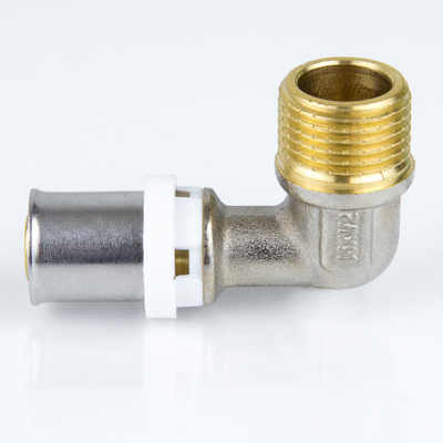 Угольник латунь Дн26х1" 8006 пресс НР для мп Aquasfera 8006-06 [51043]