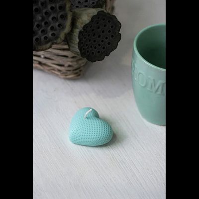 СВЕЧА "СЕРДЦЕ" бирюза