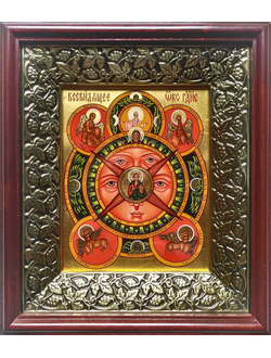 Всевидящее Око. Рукописная икона.