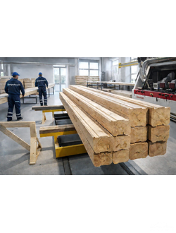 Профилированный брус камерной сушки