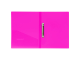 Папка на 2 кольцах BRAUBERG "Neon", 25 мм, внутренний карман, неоновая розовая, до 170 листов, 0,7 мм, 227458