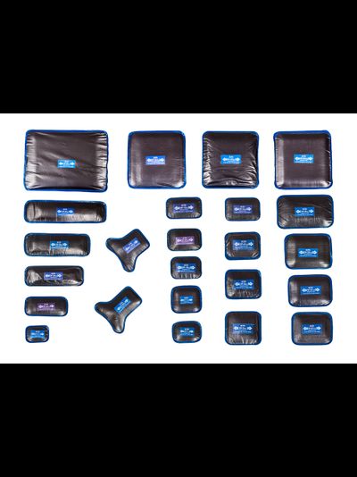 Пластырь резинокордный радиальный для холодной вулканизации ПР-14хв 85х130 (упак. 10шт) 1 слой