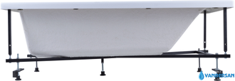 Акриловая ванна Aquanet Bright 165x70 с каркасом