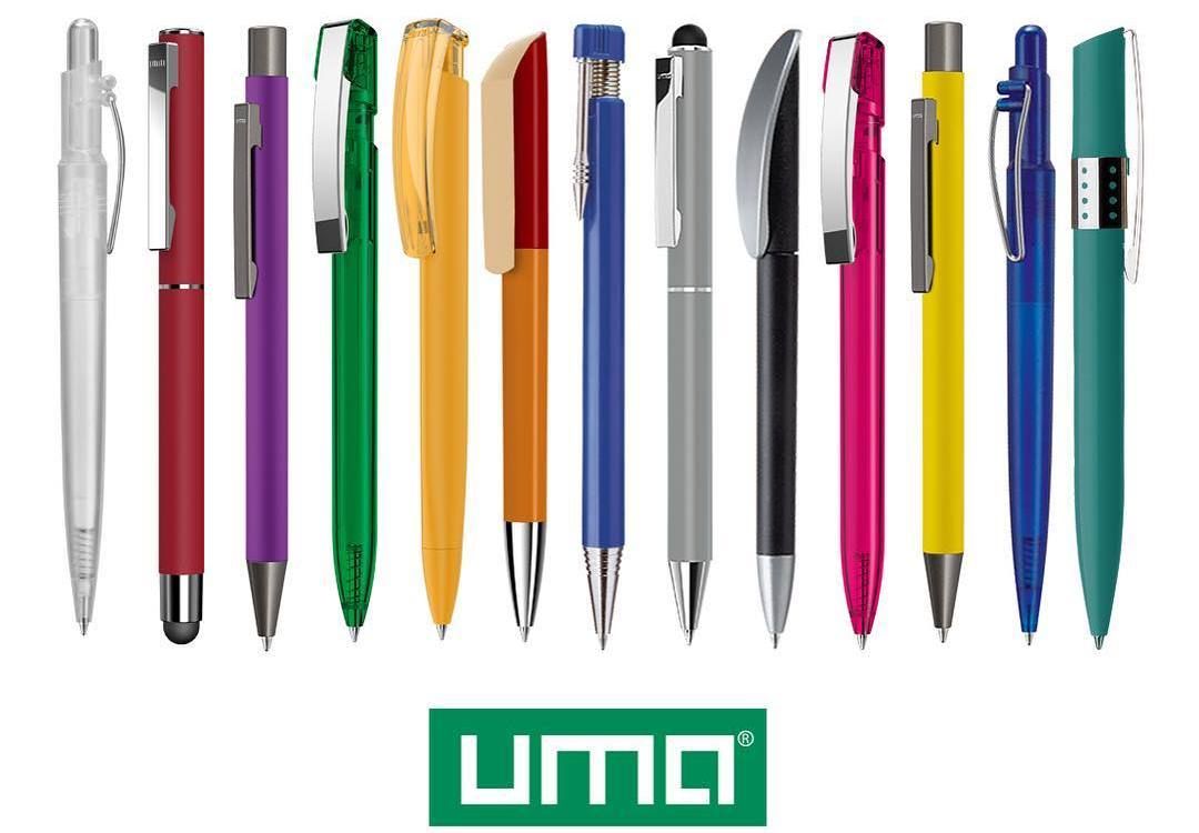 Купить ручки UMA по лучшей цене / Сделать нанесение на ручки UMA в БЮРО-777