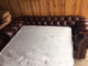 Chesterfield SOFA from Finland/ новый кожаный диван-кровать из Финляндии, в наличии
