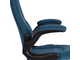 Кресло компьютерное BAZUKA (БАЗУКА) флок синий