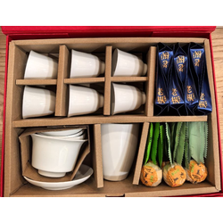 Набор №9 китайского чая с набором керамической посуды для чайной церемонии