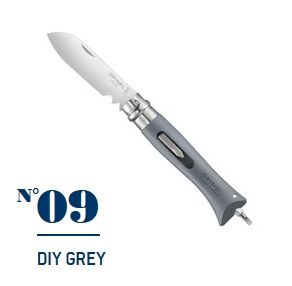 Нож Opinel №09 DIY Grey