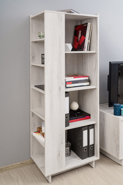 Гостиная ФЛЕКС - ФЛЕКС 26 Стеллаж боковой Дуб Шавиниган