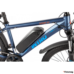 Электровелосипед INTRO Sport GT (Серо-зеленый)