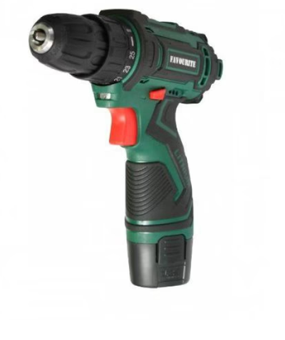 Дрель аккумуляторная FAVOURITE DC 1202 PROMO SET, 25+1 набор оснастки