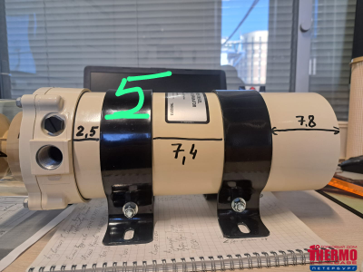 Комплект подогрева для 1-го фильтра сепаратора Racor 731000 FH 24В (150Вт) (терм.50/10)