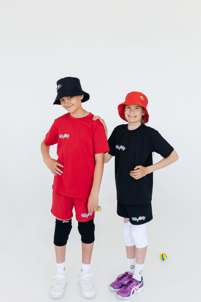 Панама детская черная (мяч классический/пляжный)