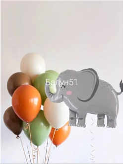 10 шаров на грузе + фигура