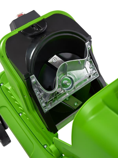 Измельчитель садовый электрический Greenworks GW-2800SD с контейнером