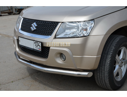 Защита переднего бампера d60 для  Suzuki Grand Vitara 3D (2005-2012)