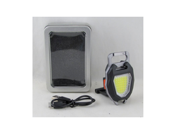 Фонарь-брелок (1 больш., красн. мигалка, шнур TYPE-C) W- 5154 свисток, магнит, с прикуривателем