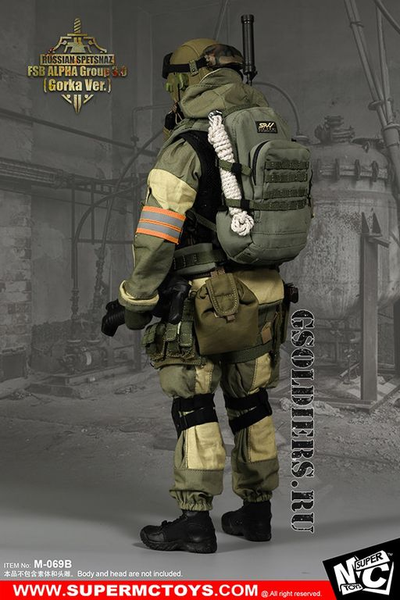 Веревка с карабином 1/6 (M-069 B) - SUPERMCTOYS