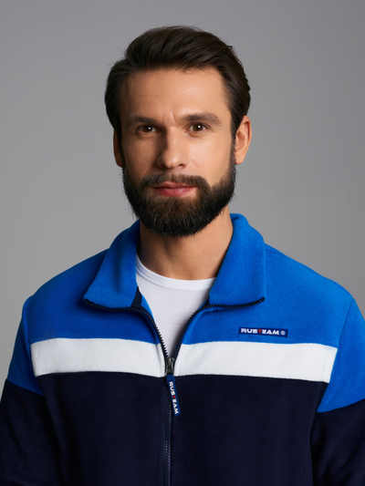 Теплый мужской спортивный костюм  из флиса 111SKM-1549