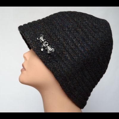 Разноцветная шляпа клош с полями Vizio Италия 6126 фото