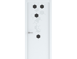 Межкомнатная дверь Экза 1 белая