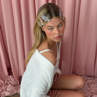 Emi Jay Popstar Hair Clips In Lilac Smoke - Клипсы для волос